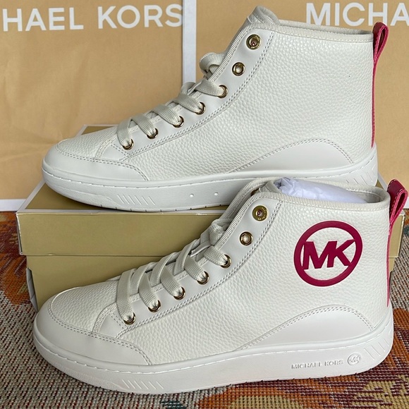 MICHAEL KORS SHEA MID HIGH TOP
FAUX LEATHER
49R4SHFE5L
ELECTRIC PINK
sneakers - Picture 4 of 16